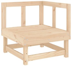 825366 vidaXL Canapea de colț pentru grădină, lemn masiv de pin