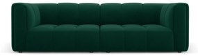 Canapea Serena cu 3 locuri si tapiterie din catifea, verde inchis