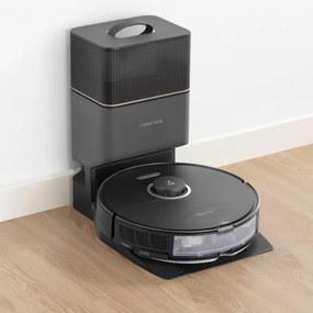 Aspirator robot Roborock S8 Plus Schwarz S8P52-00, 69 W, 5200 mAh, 6000 Pa, Mop, Cartografiere LiDAR, 750 ml, 4 senzori, Autonomie pana la 180 min, Negru