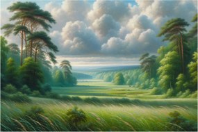 Tablou - Peisaj verde (90x60 cm)