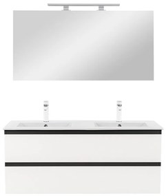 Mobilier complet de baie Vario Forte 120 antracit-alb