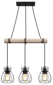 Lustră pe cablu Globo 15326-3H MINA 3xE27/40W/230V