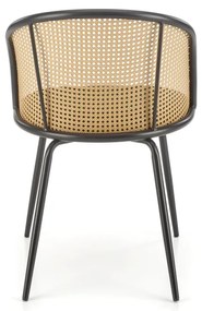 Scaun K508 ratan – velvet verde