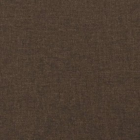 Cadru de pat, maro inchis, 180 x 200 cm, material textil Maro inchis, 35 cm, 180 x 200 cm