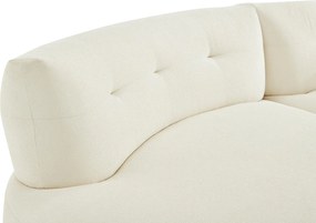 Canapea semirotunda dumonde cu șezut confortabil din spumă HR Vineto 280x140 cm