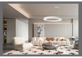 Lustră LED dimabilă Immax NEO 07214L  PASTEL LED/68W/230V alb 95cm Tuya + telecomandă