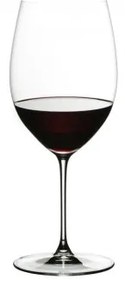 Set 2 pahare pentru vin, din cristal Veritas Cabernet / Merlot Clear, 625 ml, Riedel