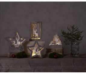 Decorațiune LED de Crăciun FAUNA 10xLED/0,03W/2xAAA Eglo 410413