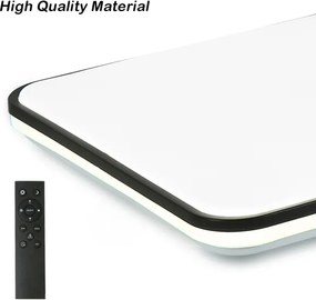 Brilagi - Plafonieră LED SMART dimmabilă, 36W, 230V, 53 x 53 cm, Wi-Fi Tuya + telecomandă