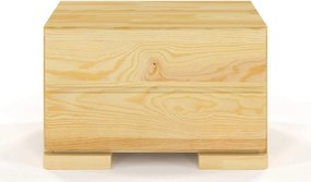 Noptieră lemn masiv TerraCraft 1 Sertar Pin, 40 × 34 × 25 cm