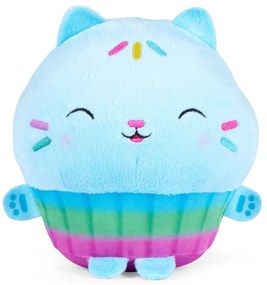 Pisica Muffin Casa magică a lui Gabi, 25 cm,albastru, pluș