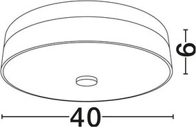 Plafoniera LED SERITA 40cm