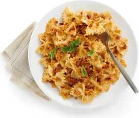 Vas pentru gatit paste in cuptorul cu microunde Lekue 1009032, 1,5 L, 28x11x11,2 cm, Silicon platinat, -20/+100 °C, Alb/Maro