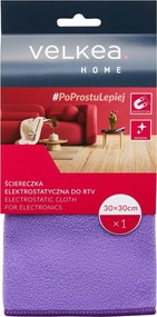 Laveta electrosatatica curatare echipamente electronice, poliester, 30 x 30 cm, Velkea