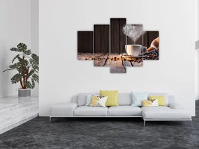Tablou - Timp pentru cafea (150x105 cm)