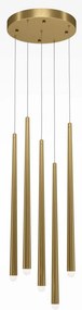 Lustra LED cu 5 pendule design modern Cascade alama