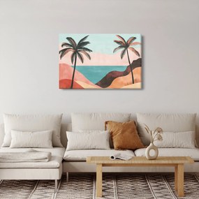 Tablou - Palmieri la mare (90x60 cm)