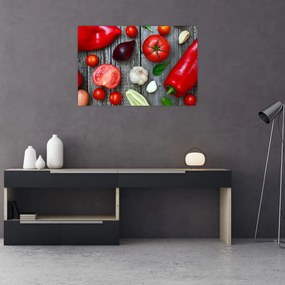 Tablou cu legume (90x60 cm)