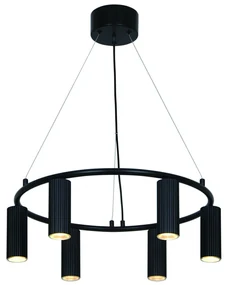 Candelabru Design Scandinav Minimalist, 6xGU10, Vico negru