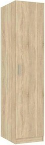 Dulap INVITA Tip 1, stejar sonoma, DTD laminat, cu o usa, 46x60x200 cm