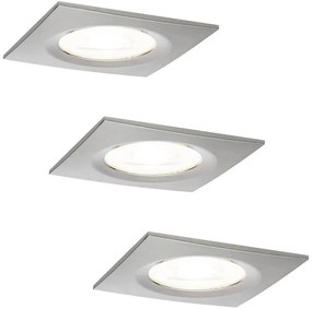 Paulmann 93615 - SET 3x LED/7W IP44 Dimmabil Lampă încastrată baie