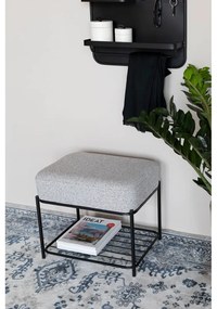 Taburet gri deschis Milou – White Label