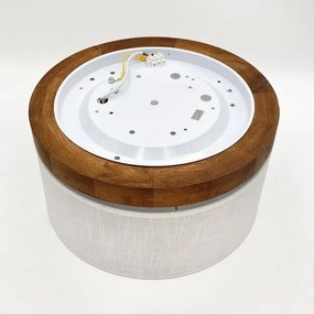 Plafonieră Brilagi BELLADONNA 1xE27/15W/230V d. 30 cm alb/stejar