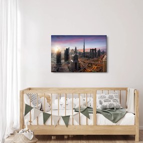 Tablou - Panorama din Dubai (90x60 cm)