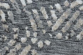 Covor Structural SOLE D3842 hexagoane - țesute plate gri / bej
