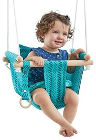 Children's textil leagăn 2Kids Toys turcoaz