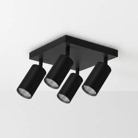 Brilagi - Spot LED RGBW dimabil SELE SQUARE 4xGU10/6,5W/230V negru