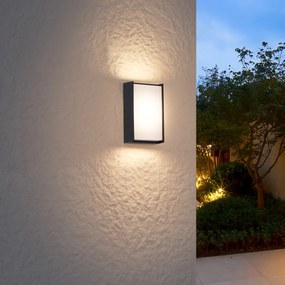 Lampă modernă de perete pentru exterior neagră, cu LED inclus IP65 - Packet
