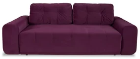 Canapea Extensibila Cu Lada Depozitare Dreamer, Visiniu, 260 x 110 x 100 Cm