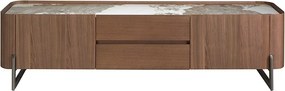 Comoda TV deosebita design LUX Walnut-Marble