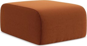 Taburet teracotă cu tapițerie din catifea Lani – Makamii