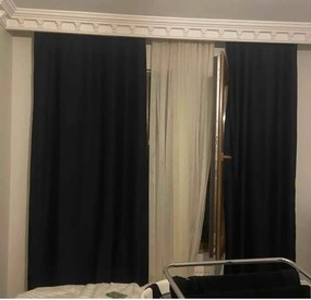 Perdea  Blackout opaca albastru, 50x260 cm,50013