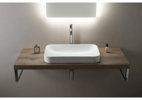 Isvea - Lavoar pentru blat AQUA 60x38 cm ceramică/alb