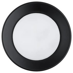 Argon 8905 - Plafonieră ELORA 1xGX53/7W/230V, Ø11 cm, neagră