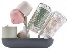 Suport pentru uscarea biberoanelor Beaba verde/gri