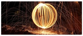 Tablou - Desenat de lumină (120x50 cm)