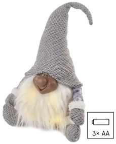 Decorațiune LED de Crăciun 4xLED/3xAA spiriduș