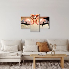Tablou - doi flamemgo (90x60 cm)