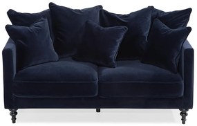 Canapea Riverton 437Numărul de locuri: 2, Albastru, 164x87x92cm, Tapiterie, Picioare: Lemn