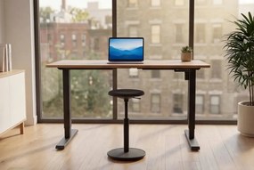 Birou reglabil electric pe inaltime OAK DESK 140cm