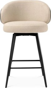 Scaun de bar design elegant LUX Camerota, Scalea sand