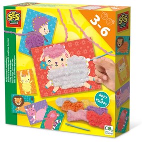 Set creativ - Brodez animale pufoase