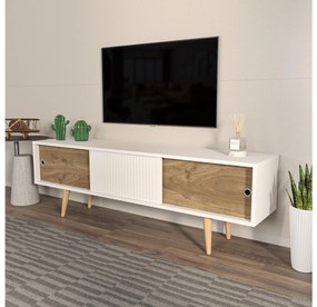Dulap TV Ecranissa (alb + Nuc). 1107290