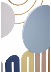 Decorațiune de perete din metal 37x84 cm Colorful – Mauro Ferretti
