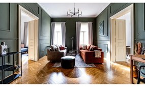Canapea extensibilă gri închis Emile - Bobochic Paris