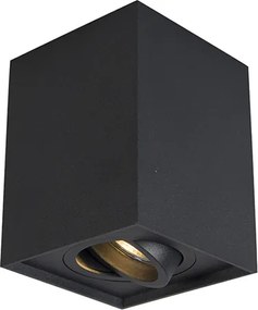 Spot inteligent negru reglabil, inclusiv WiFi GU10 - Quadro Up